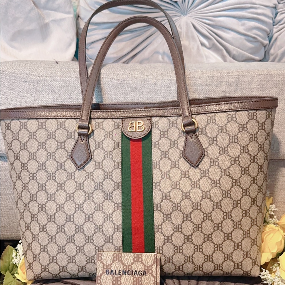 Balenciaga Beige Tote Bag